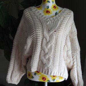 Cropped FAVLUX Knit Chunky Sweater